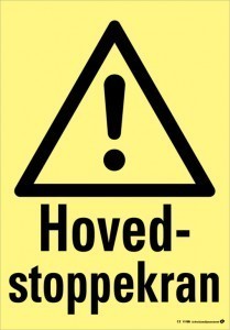 hvor er hovedstoppekranen